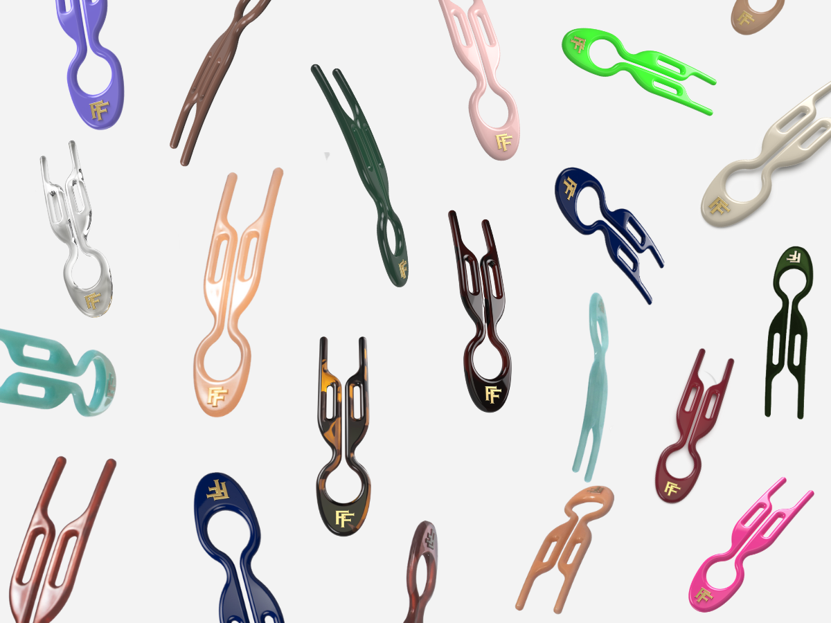 LumiHair™ Premium Hairpin Set für vielseitiges Styling | 6 Haarpins