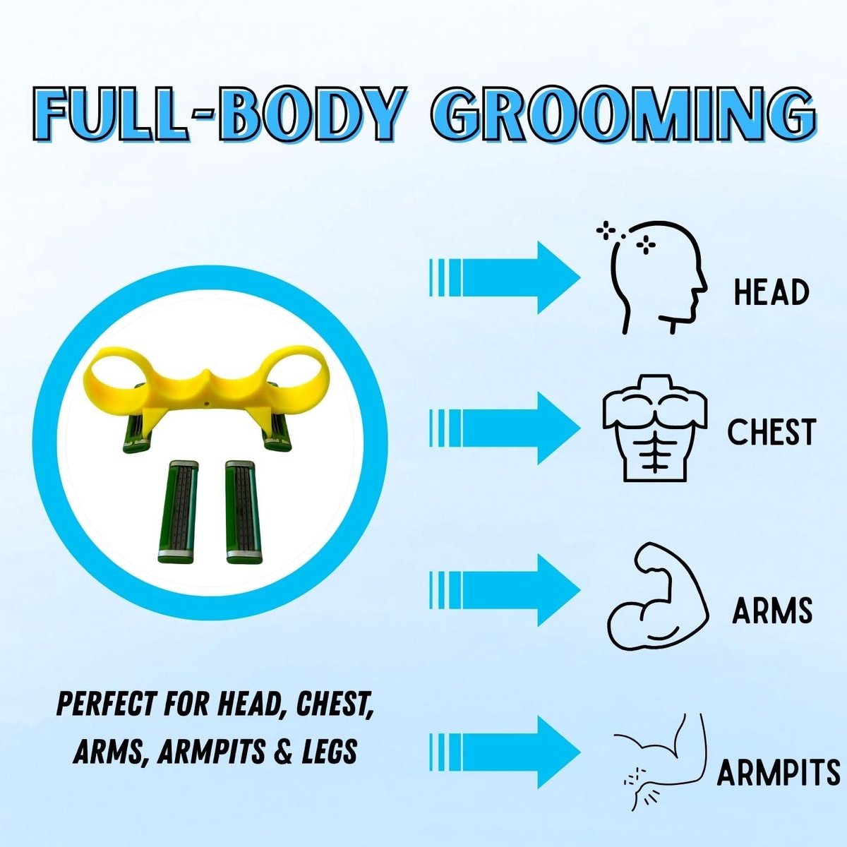 1 + 1 GRATIS | Daity™ Schnelle Tondeuse für Glatze & Körperpflege