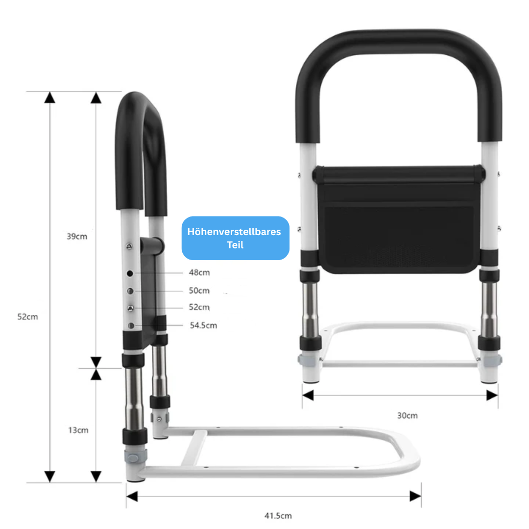 50% Rabatt | BedClip™ | Höhenverstellbar mit rutschfestem Griff & praktischer Aufbewahrungstasche