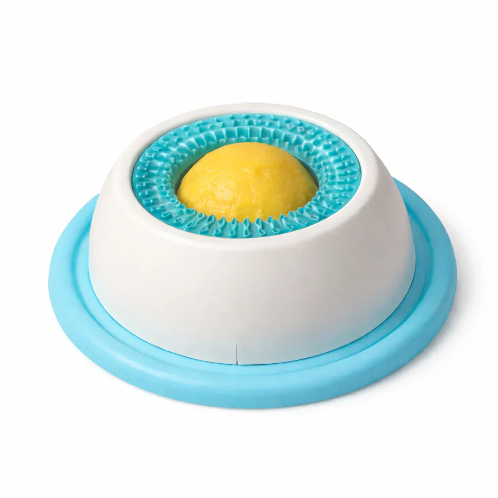 50% RABATT | FeedFlow™ | Interaktiver Anti-Schling-Lecknapf mit Rotationssystem & starkem Saugnapf