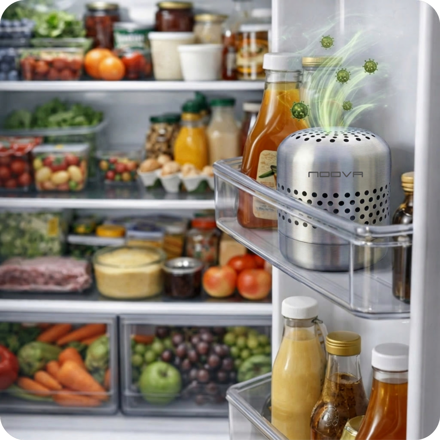 PureChill™ – Luftreiniger für Kühlschrank & frische Aufbewahrung