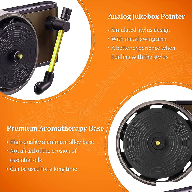 Vinyls™ Turntable | Auto-Lufterfrischer im Retro-Design – 10 Duftoptionen