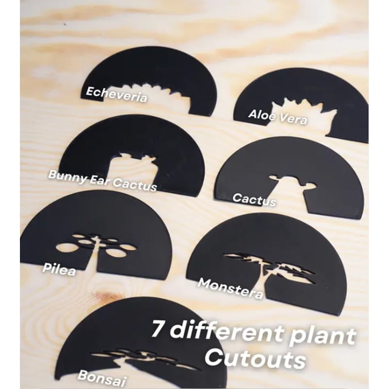 Lichtprojektions-Blumentopf | Dekorativ, humorvoll & einzigartig