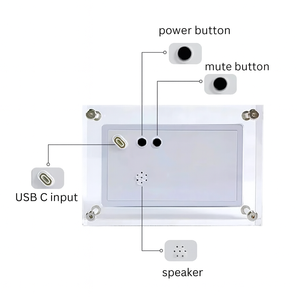MemoFrame™ | Digitaler Video-Fotorahmen – Schönste Erinnerungen immer wieder erleben