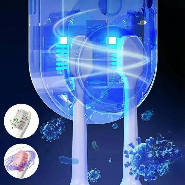 Dualer Zahnbürsten-Sterilisator | Ordnung & Hygiene für Ihr Badezimmer