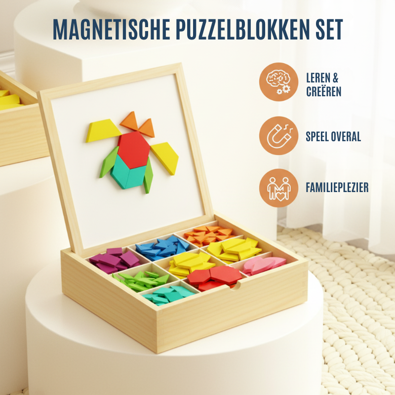 GeoMagico™ Magnetisches Lernspiel | Kreativität & Logik für kleine Entdecker