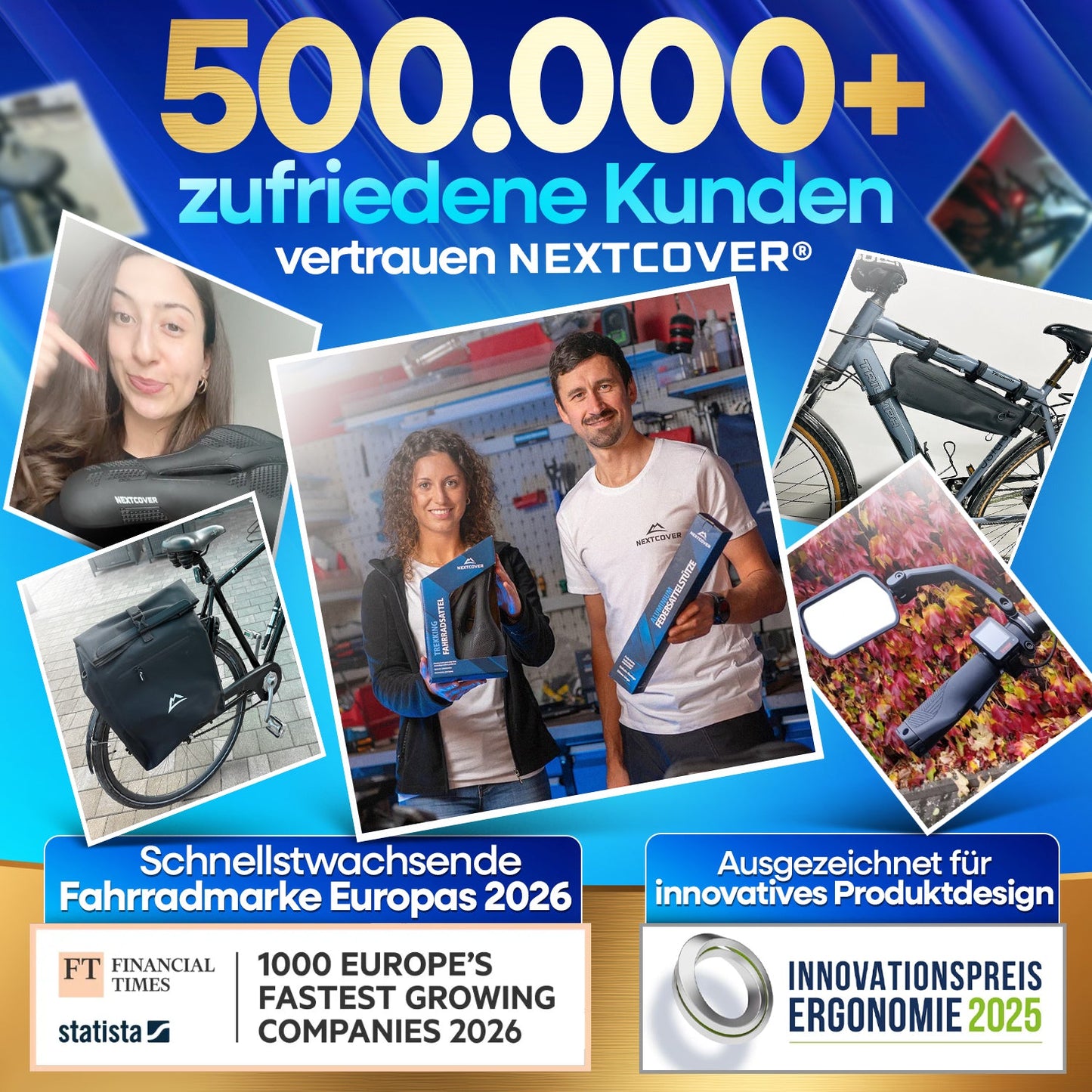 NEXTCOVER® | Fahrradsattel ComfortOne - das Original