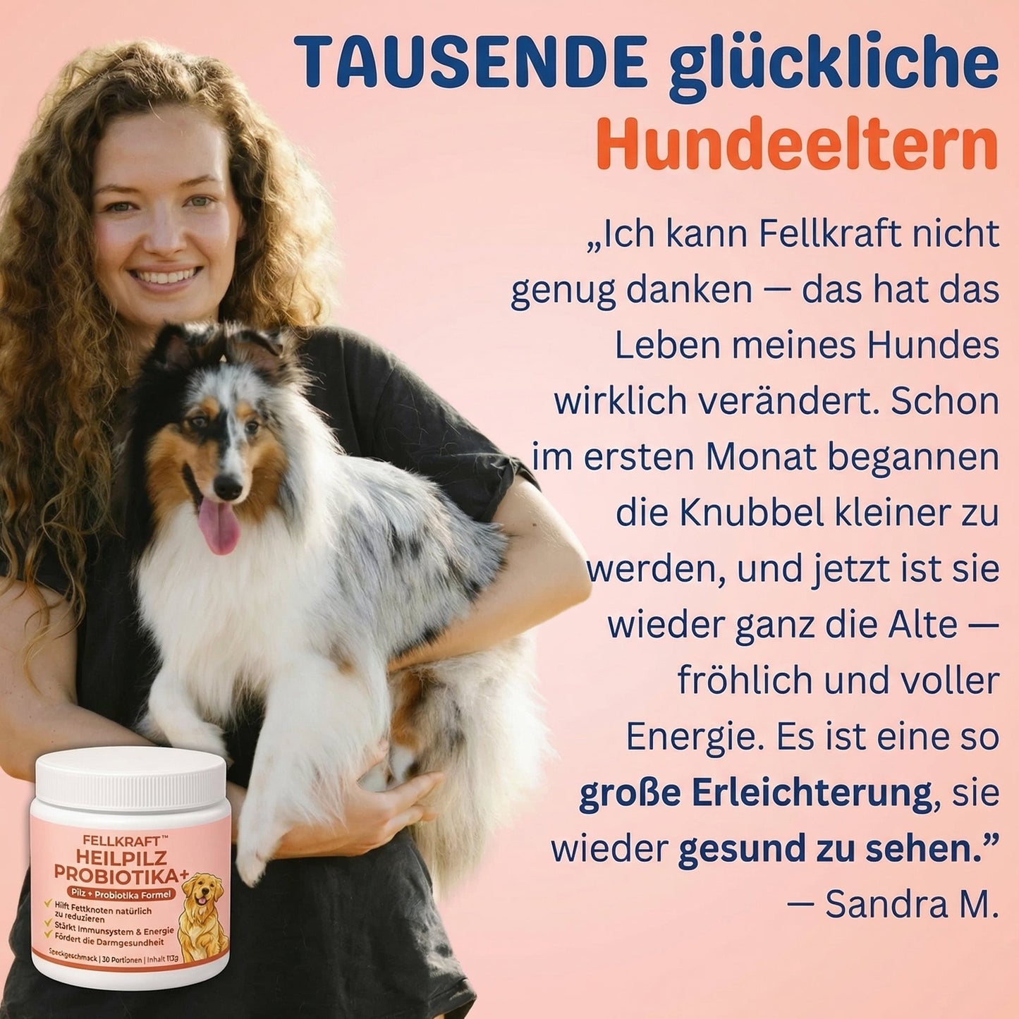 1+1 GRATIS | Fellkraft® Turkey Tail Heilpilz + Probiotika