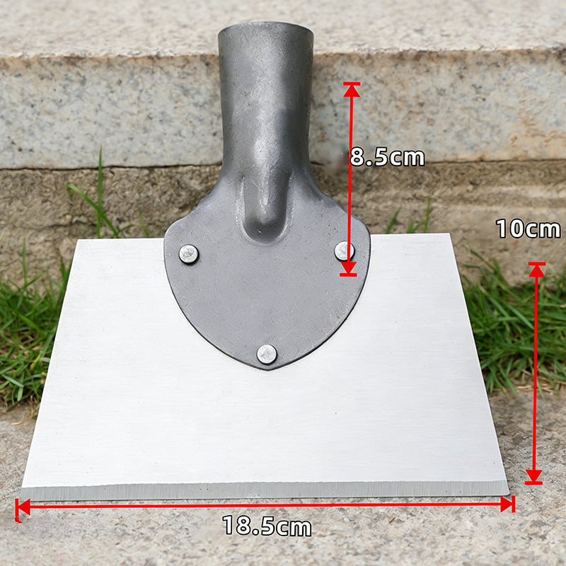 PowerScrape™ | Gartenhacke & Schaber – Manganstahlklinge mit Holzstiel