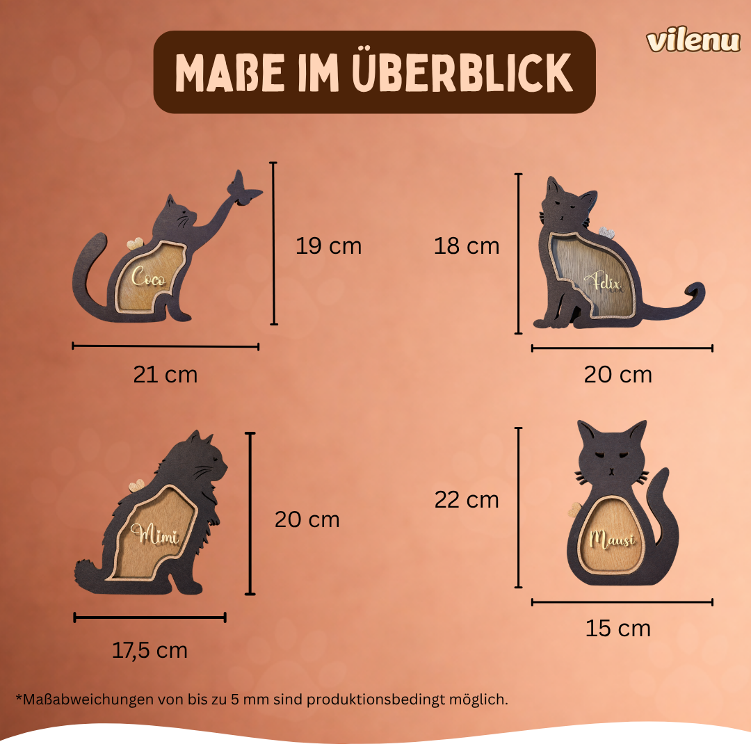 Fellora™ - Personalisierte Erinnerungsbox für Katzenfell