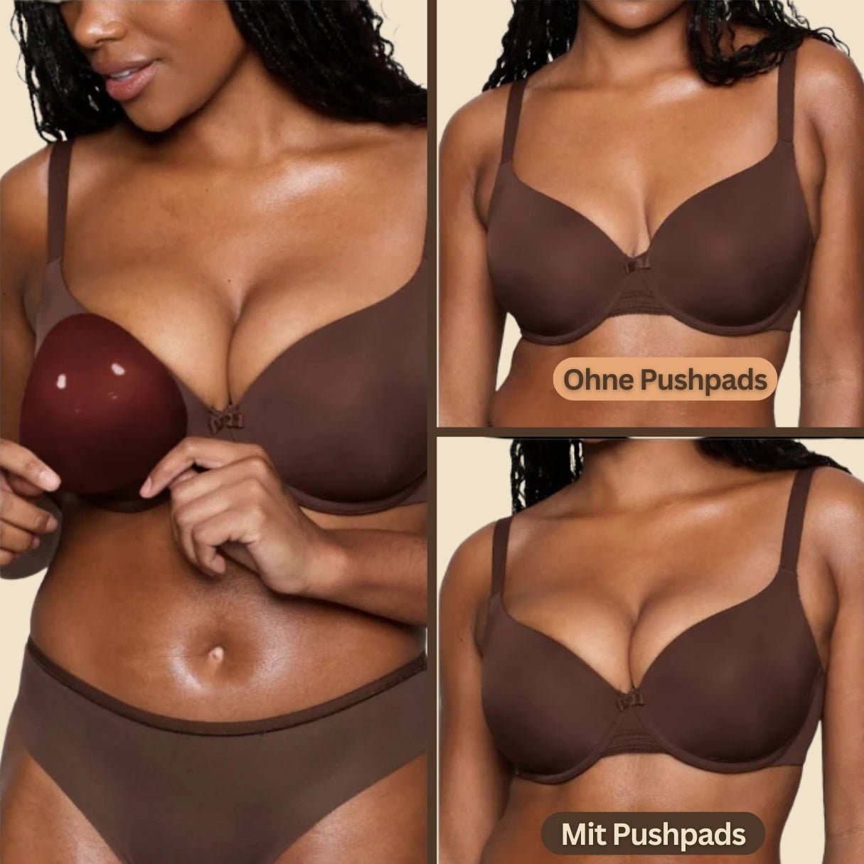 Monoka´s Pushpads™ - 2 Seitig klebende Pushup Nippelcover