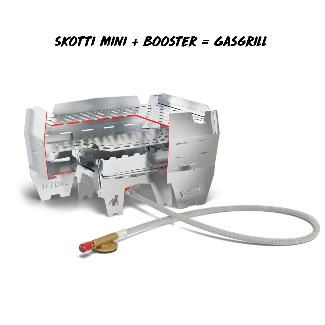 Skotti Booster Tragbarer Gaskocher für schnelles Kochen überall