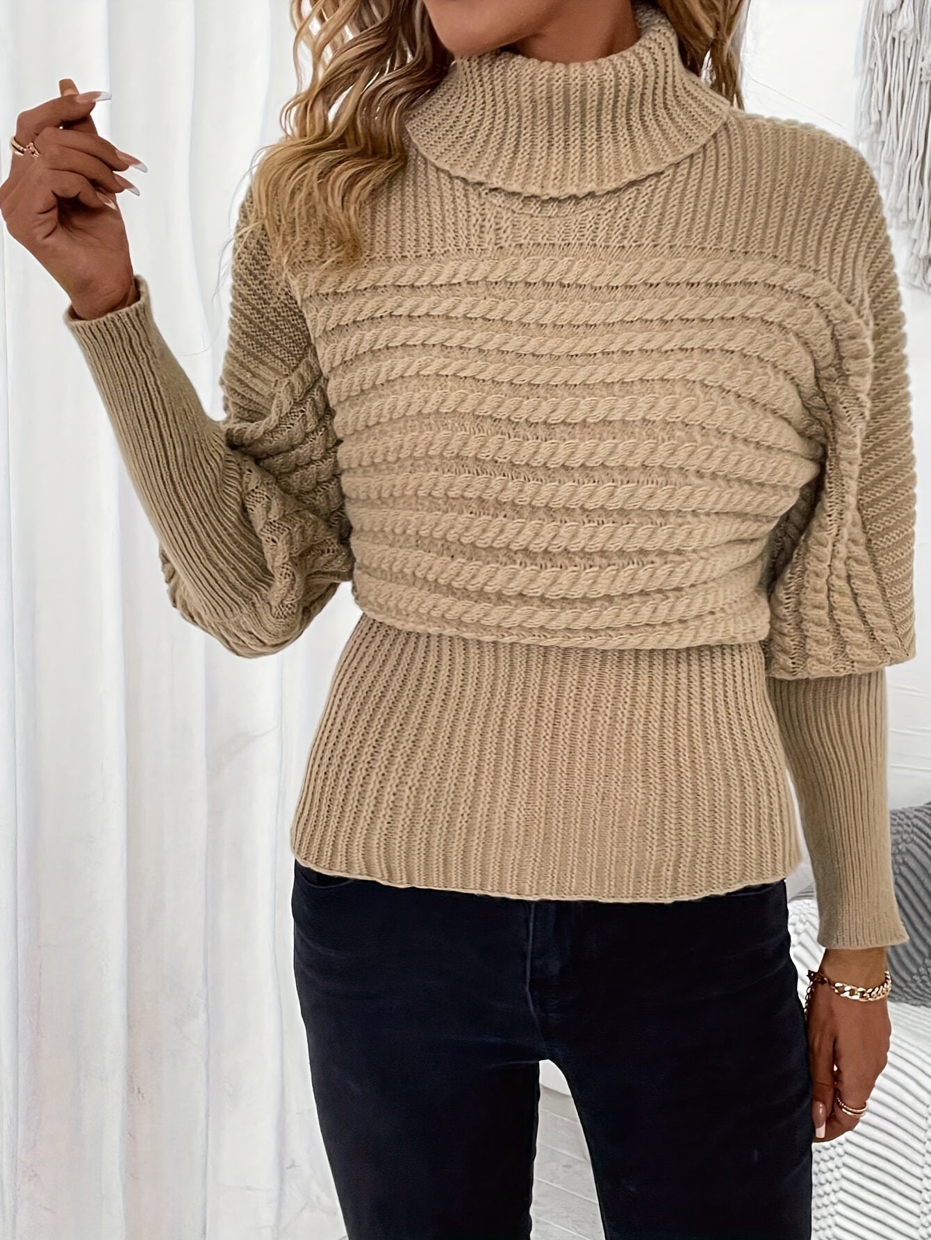 Bahar™ | Stilvolle Casual Herbst Rollkragenpullover
