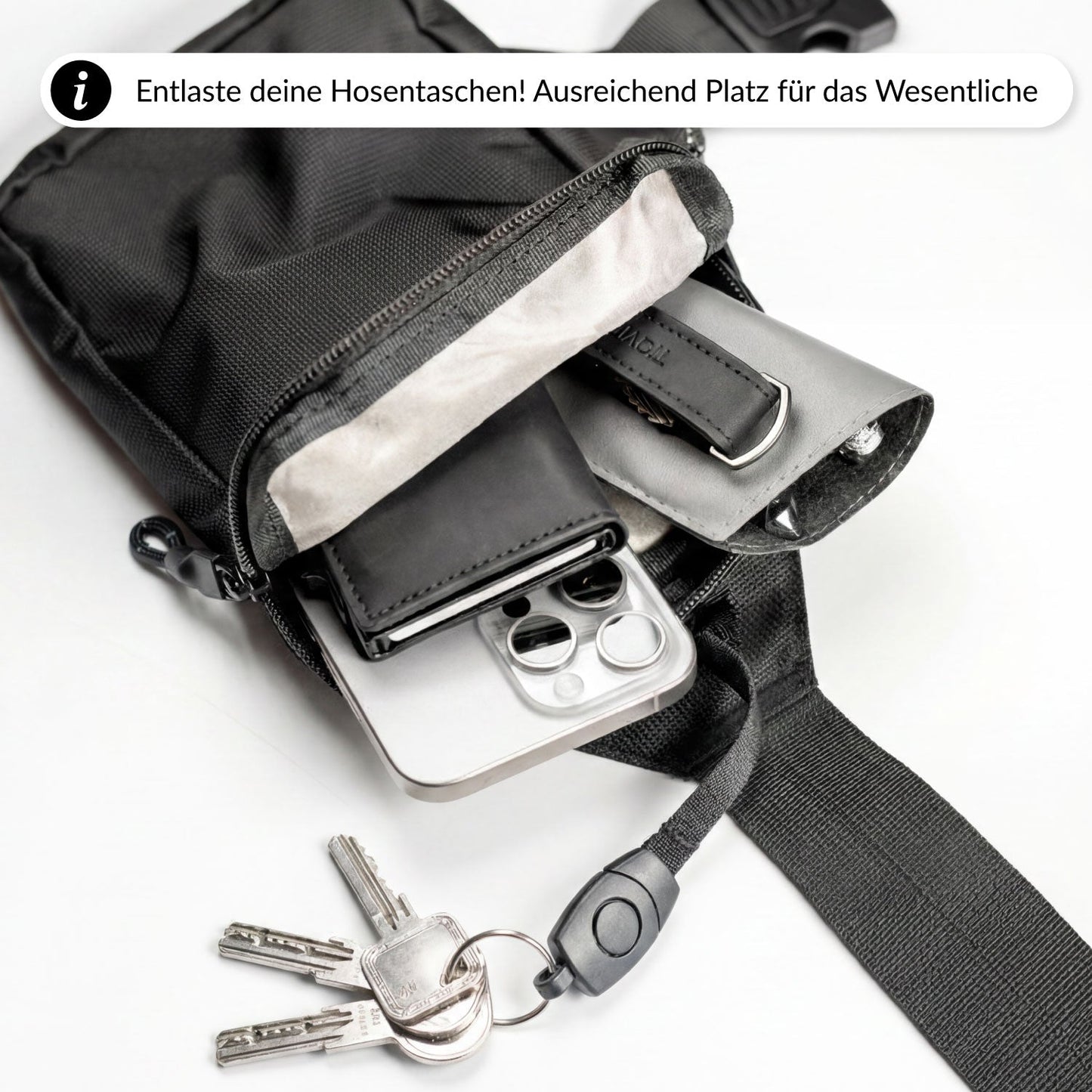 CarryZen™ – Leichte Umhängetasche für Alltag & unterwegs