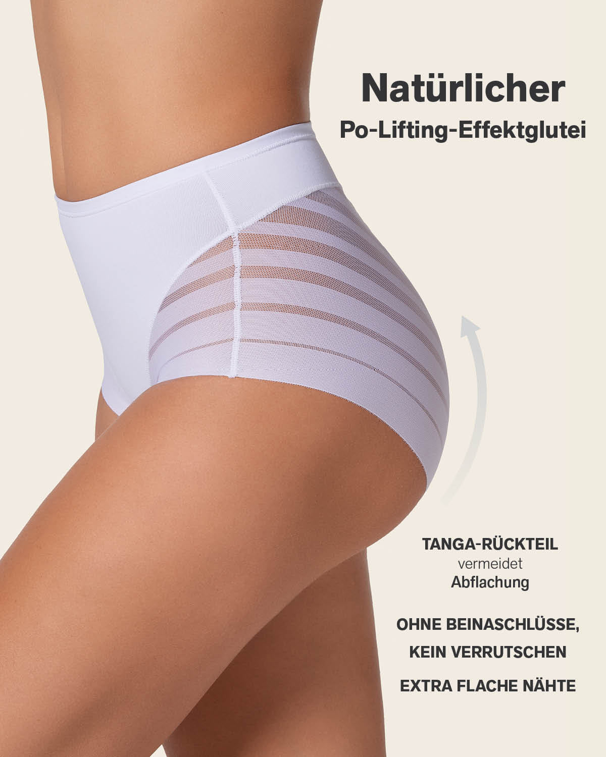 Silhouette™ Spitzen-Shaper-Slip zur Formung von Bauch und Taille