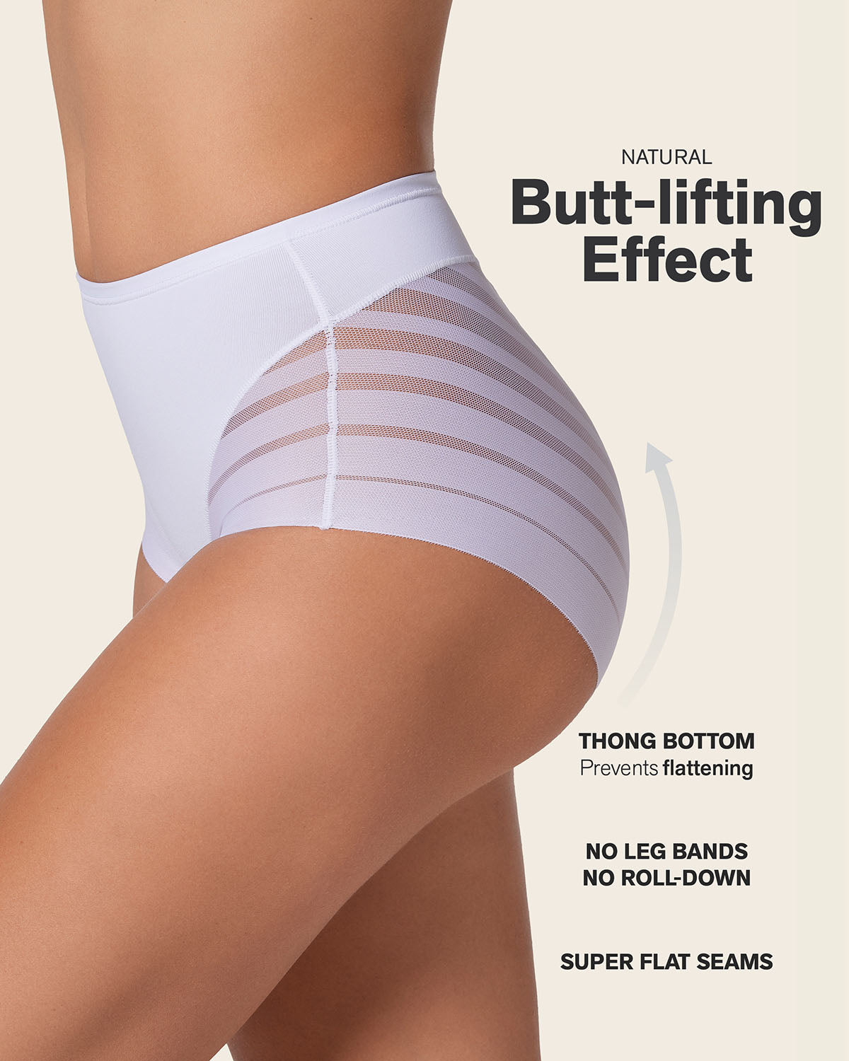 Silhouette™ Spitzen-Shaper-Slip zur Formung von Bauch und Taille