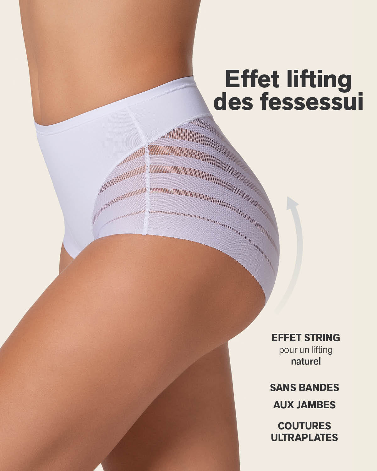 Silhouette™ Spitzen-Shaper-Slip zur Formung von Bauch und Taille