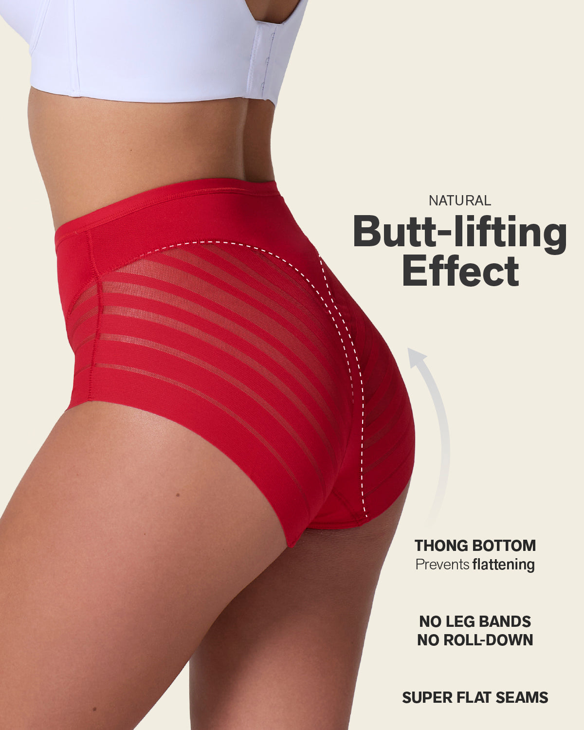 Silhouette™ Spitzen-Shaper-Slip zur Formung von Bauch und Taille