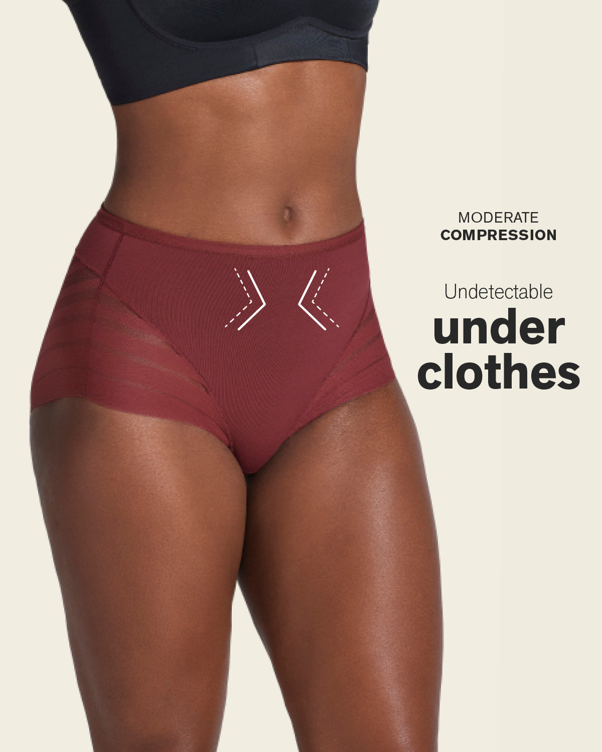 Silhouette™ Spitzen-Shaper-Slip zur Formung von Bauch und Taille