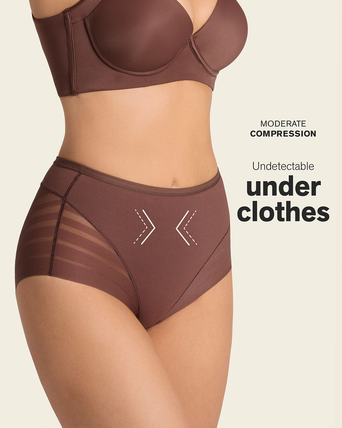 Silhouette™ Spitzen-Shaper-Slip zur Formung von Bauch und Taille