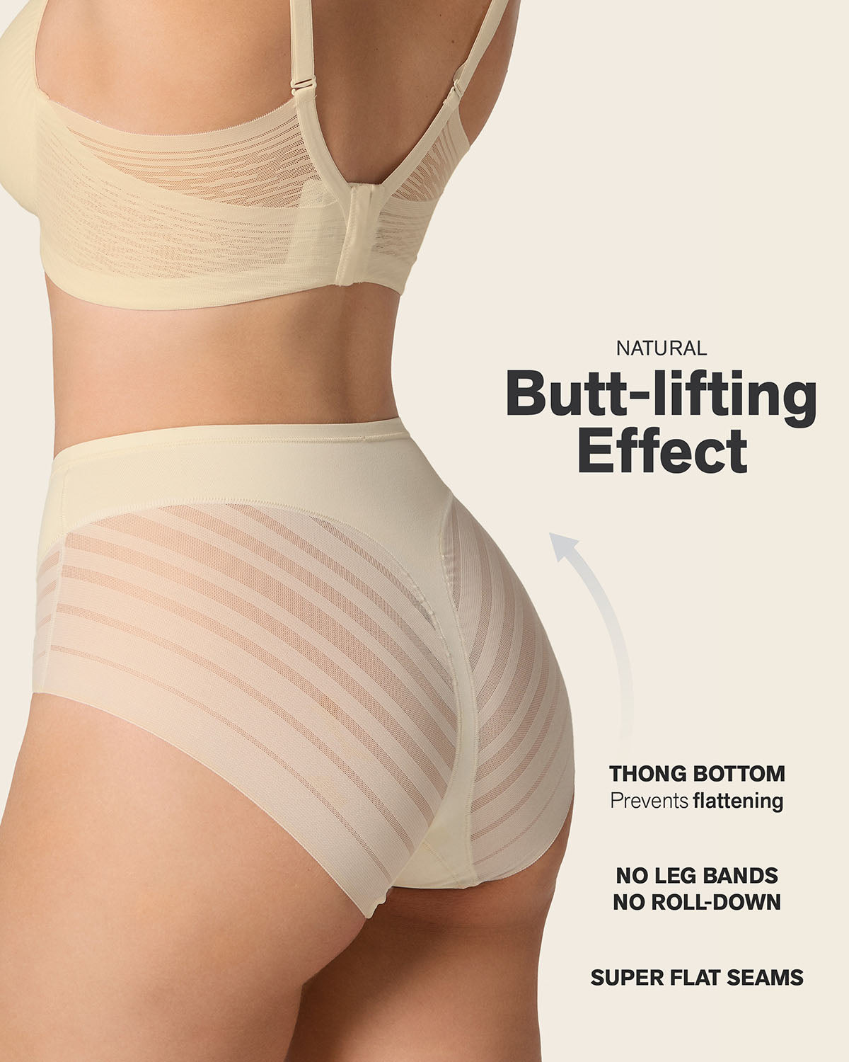 Silhouette™ Spitzen-Shaper-Slip zur Formung von Bauch und Taille