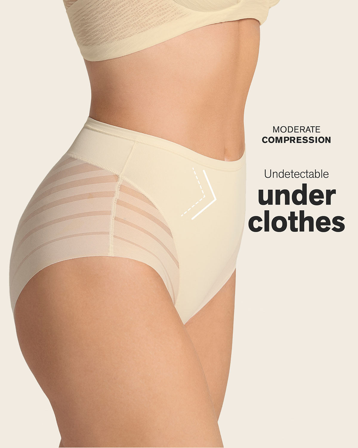 Silhouette™ Spitzen-Shaper-Slip zur Formung von Bauch und Taille