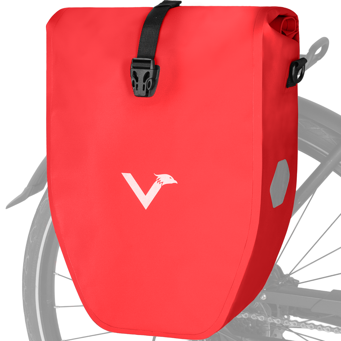Große wasserdichte Bike Bag für jede Fahrradtour