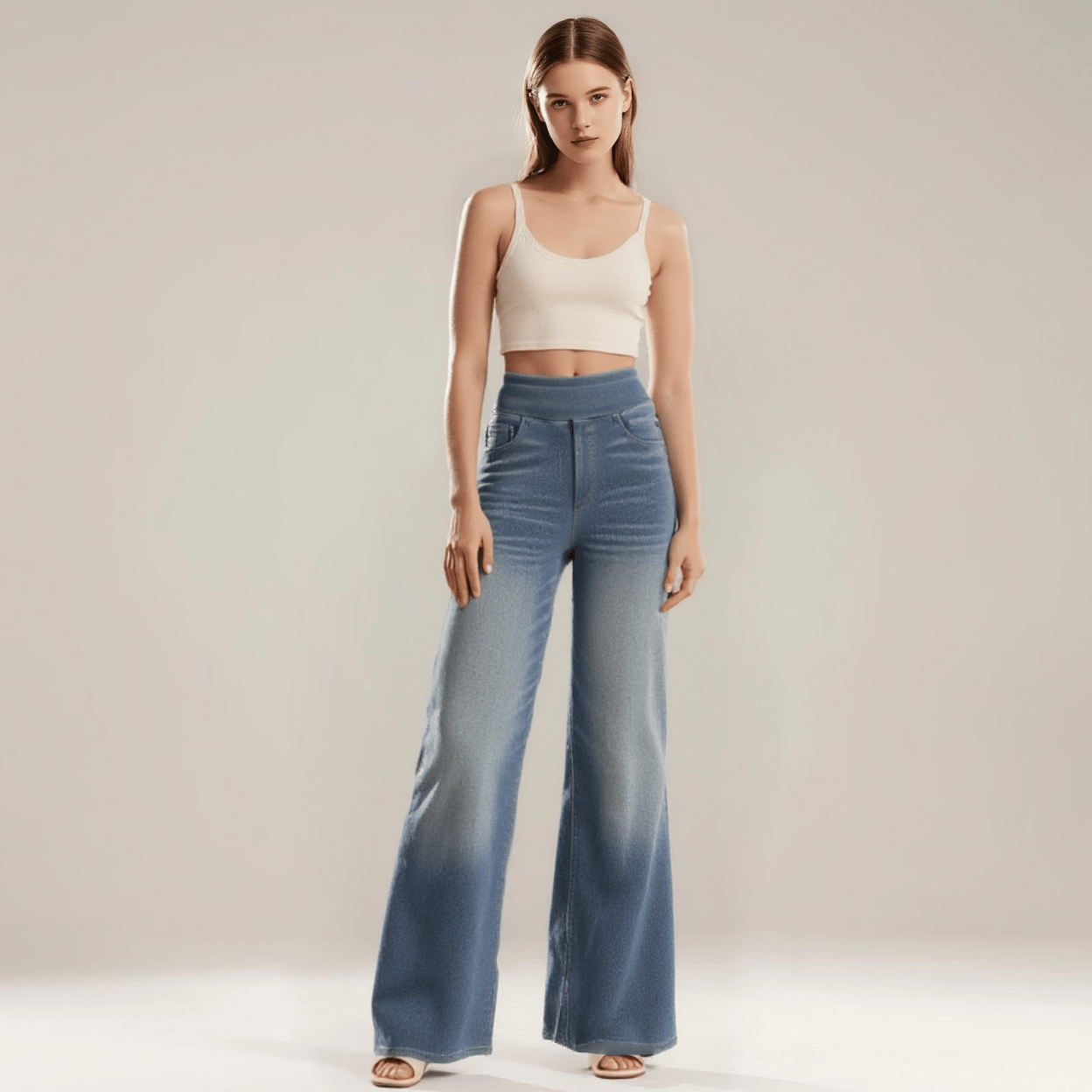 High-Waist Baggy Jeans | Bequemer Denim-Look mit perfekter Passform