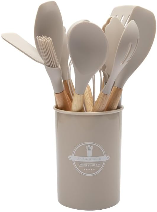 Silikon-Kochgeschirr-Set | Komplett, langlebig & pfannenschonend