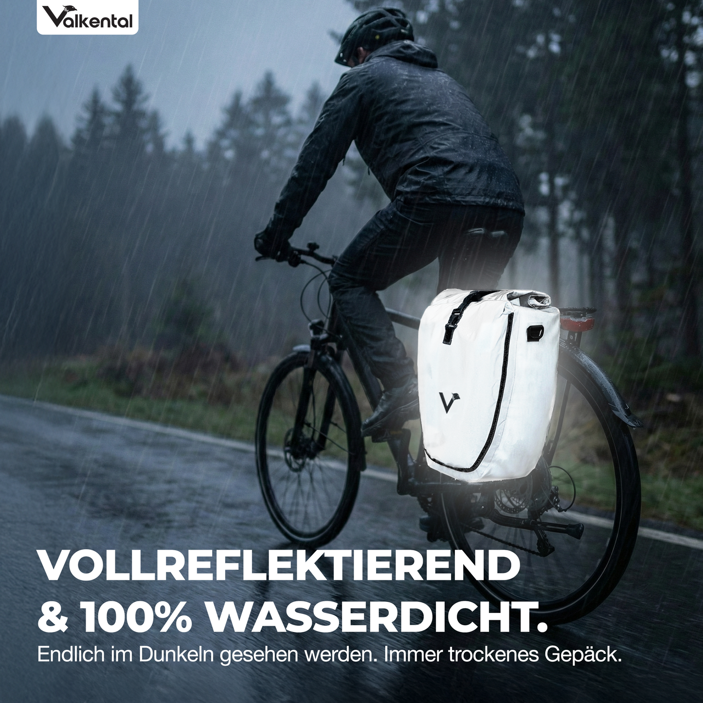 Große wasserdichte Bike Bag für jede Fahrradtour