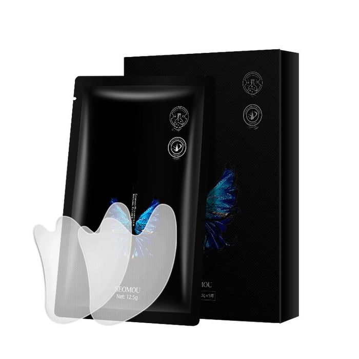 Anti-Falten Hebestreifen | Sofort-Effekt für Gesicht & Augen | Pflanzliche Essenz | Unsichtbar & Atmungsaktiv