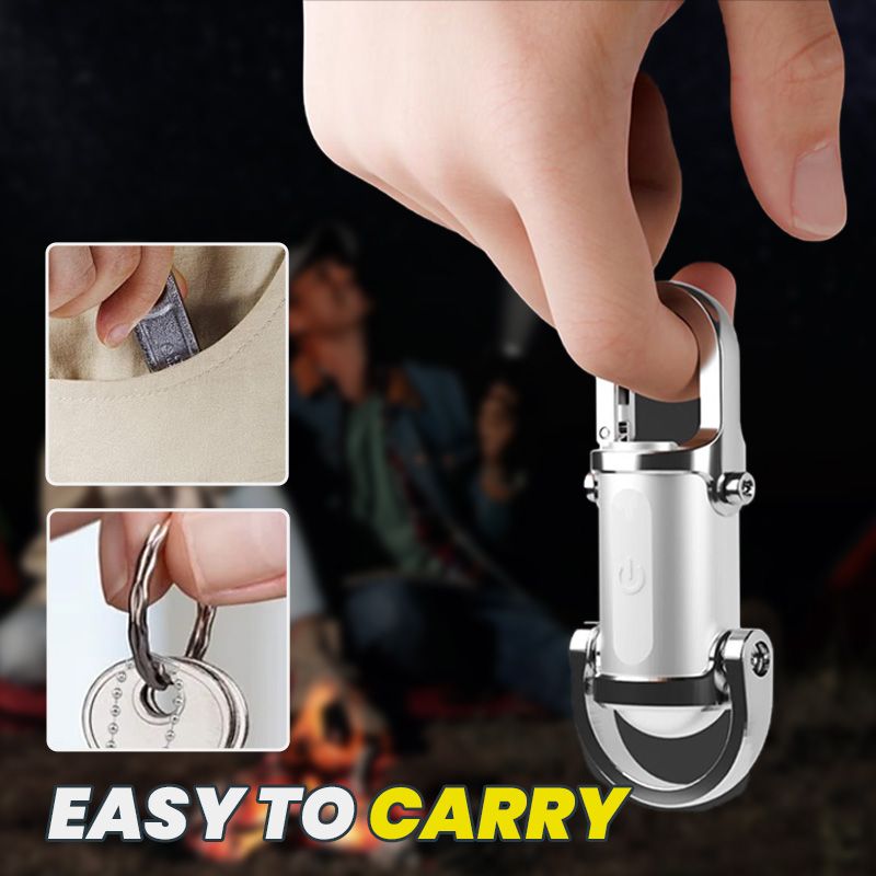 1200 Lumen superhelle Mini-Schlüsselanhänger-Taschenlampe, wasserdicht