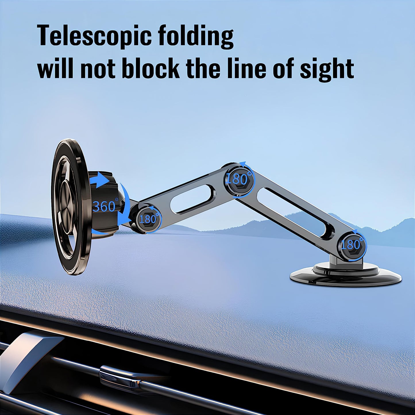 Universal 360°PRO Magnetischer Handyhalter | Sicher & flexibel unterwegs