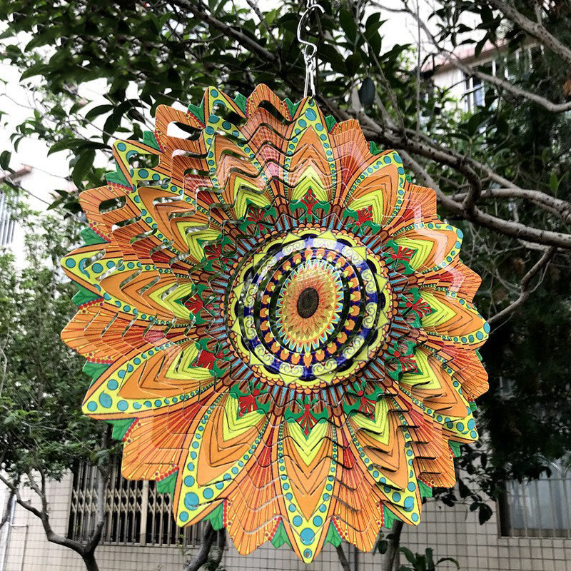 3D Effekt Windspinner | Faszinierende Bewegung & Magischer Glanz