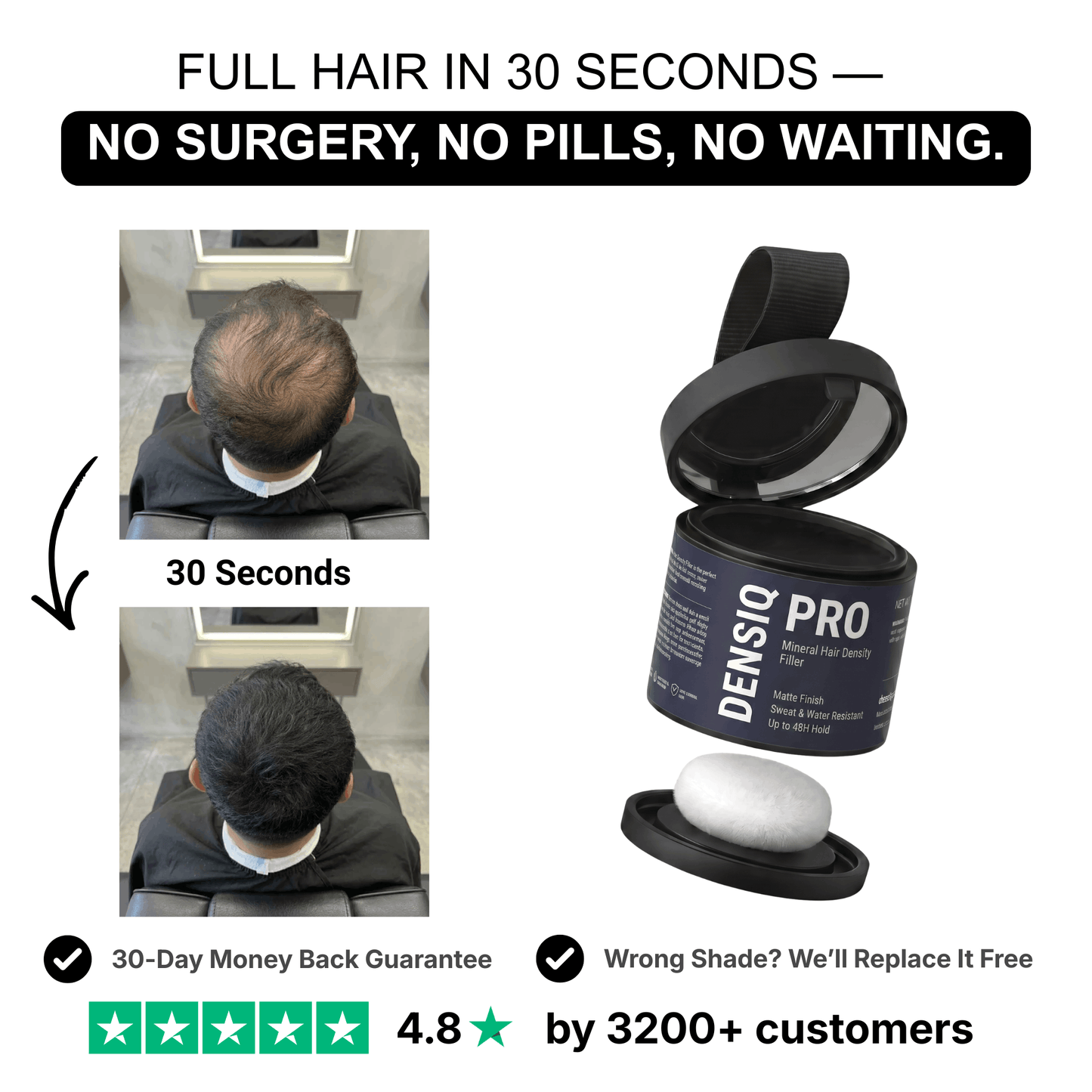 Densiq PRO – Auffüller für mehr Haardichte