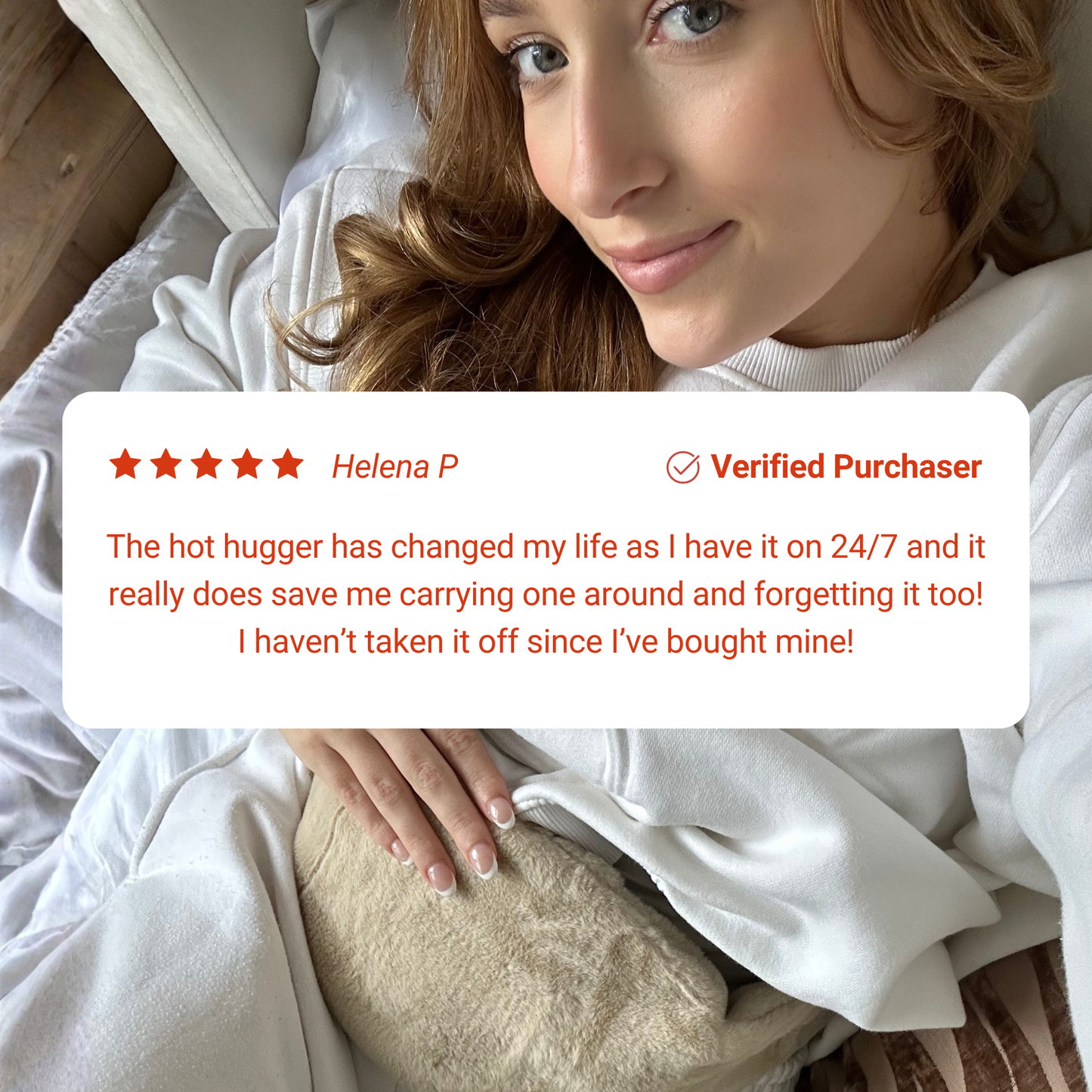 HotHugger™ | Tragbare Wärmflasche für Sofortwärme & tiefen Komfort