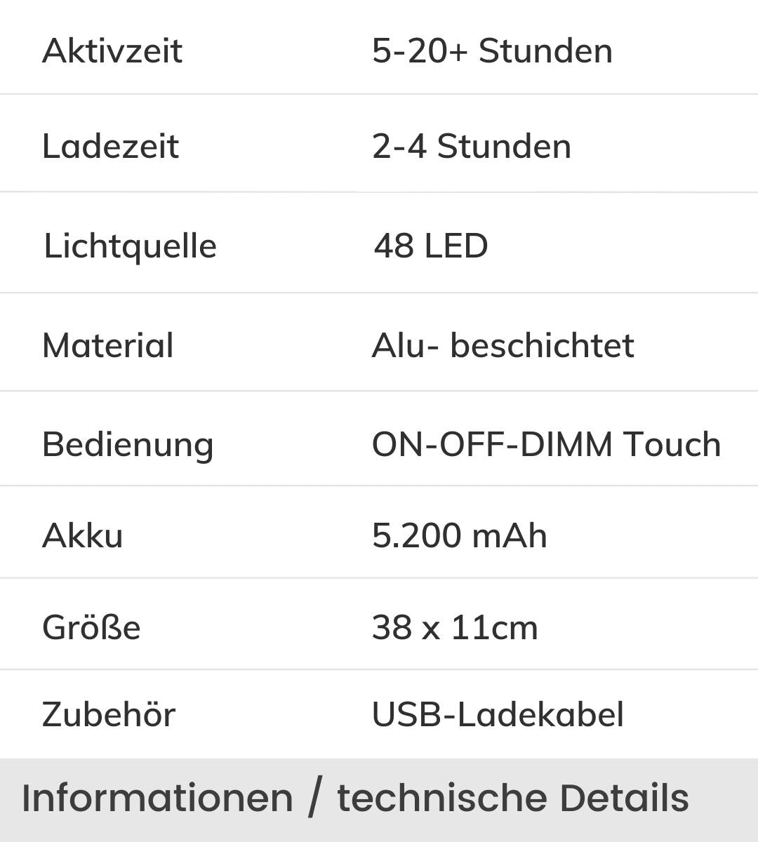 LUMÉA™ | kabellose Lampe Set Angebot