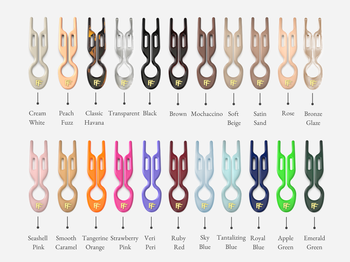 LumiHair™ Premium Hairpin Set für vielseitiges Styling | 6 Haarpins