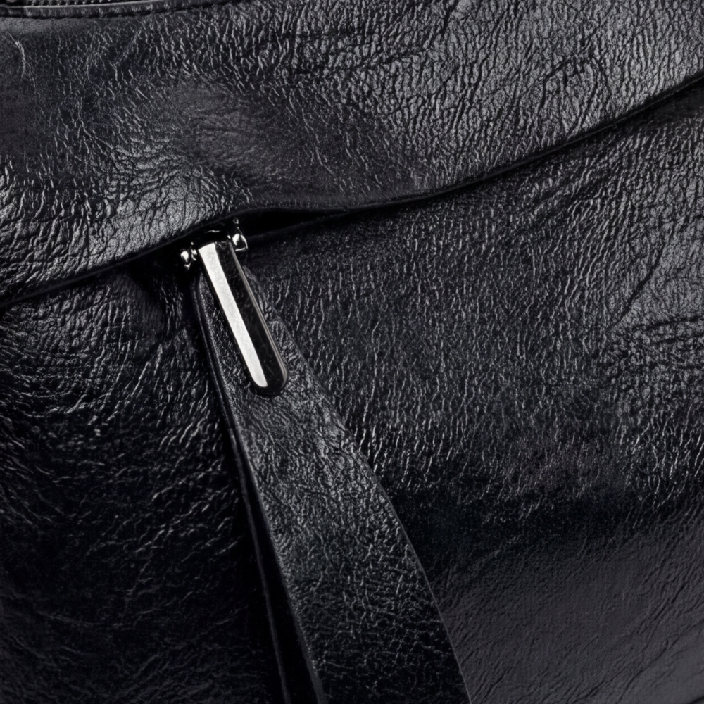 UrbanEase™ | Weiche Kunstleder-Crossbody-Bag – 3 Fächer