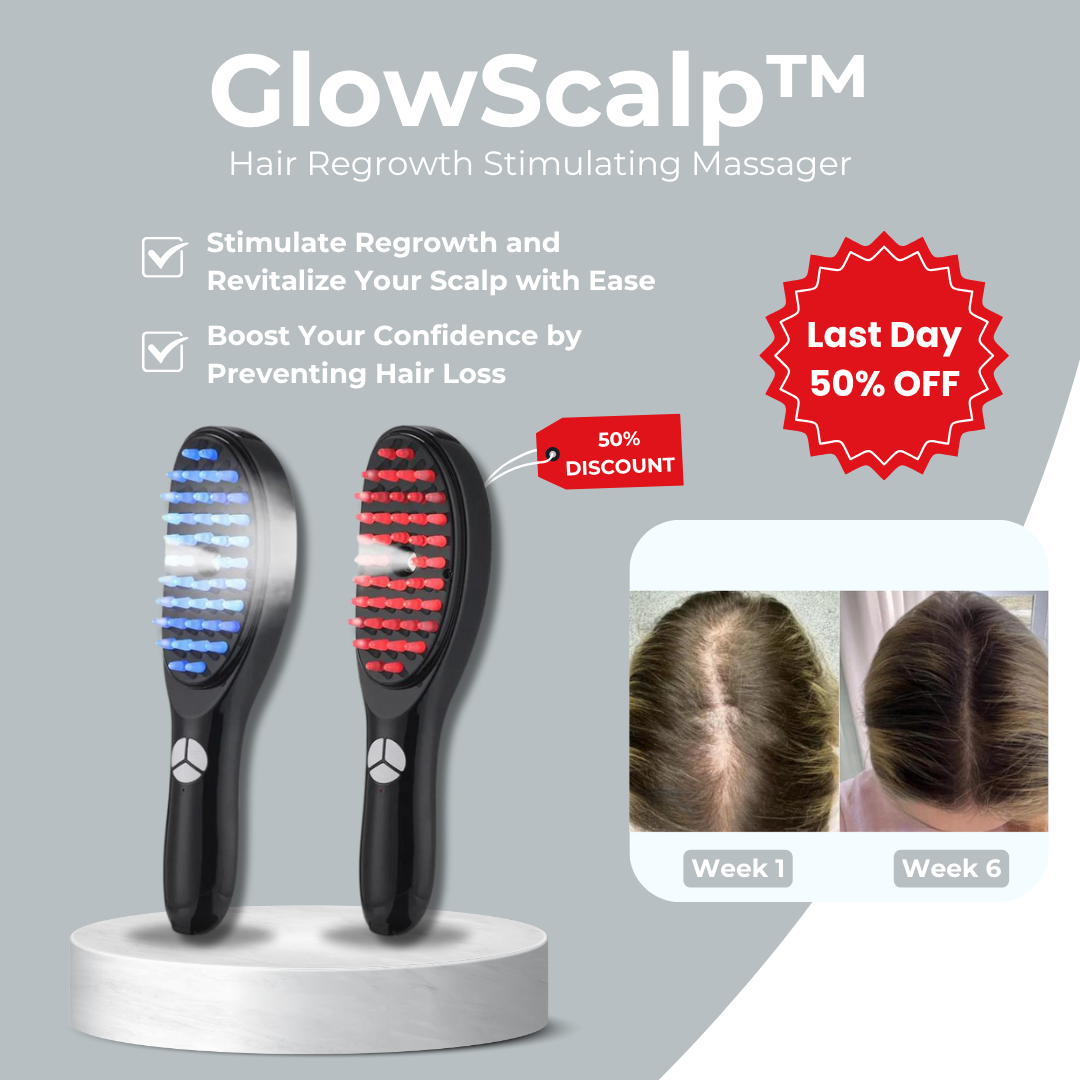 50% Rabatt | GlowScalp™ | Kopfmassagebürste