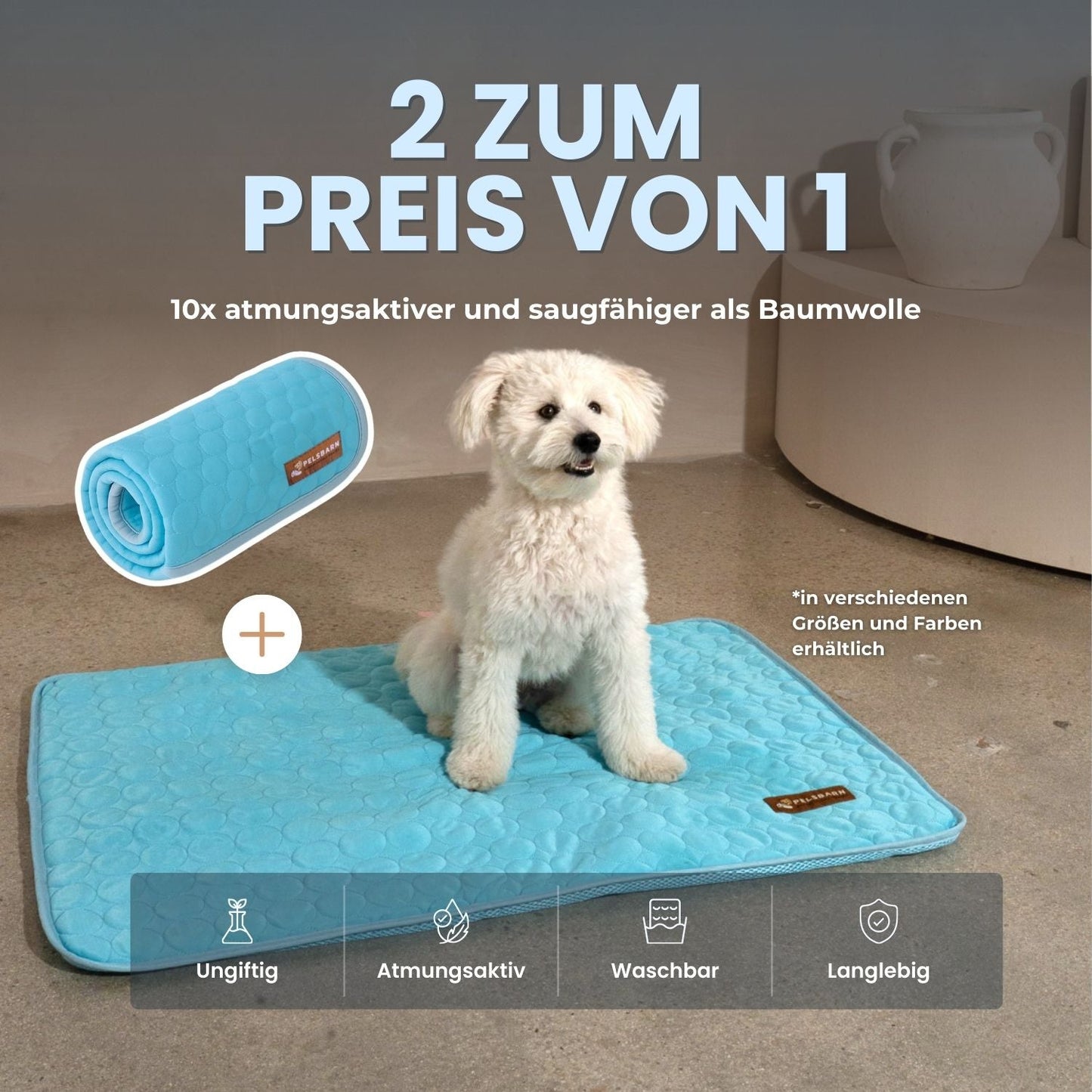 ArcticPaw™ – Leistungsstarke Kühlmatte für Hunde & Katzen