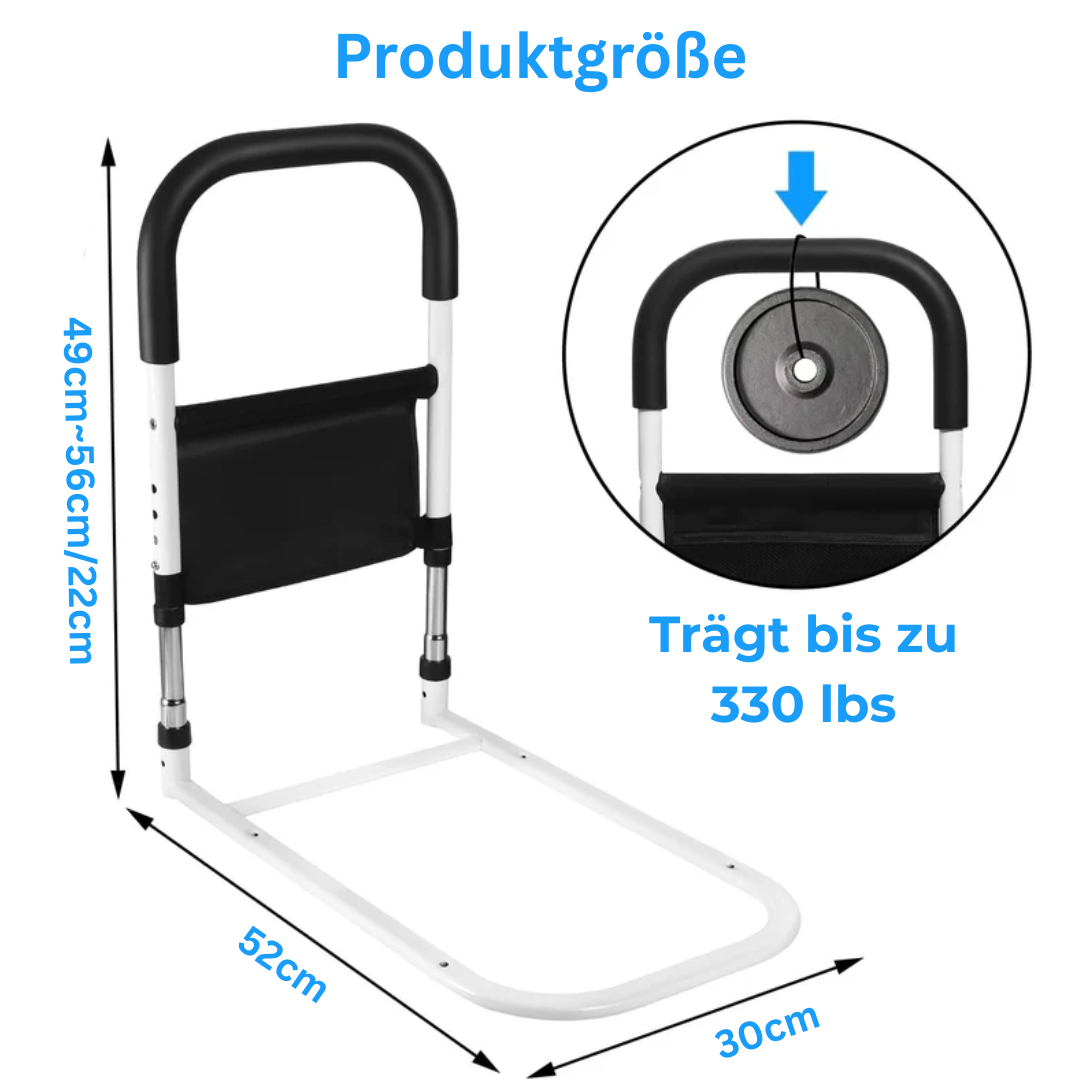 50% Rabatt | BedClip™ | Höhenverstellbar mit rutschfestem Griff & praktischer Aufbewahrungstasche