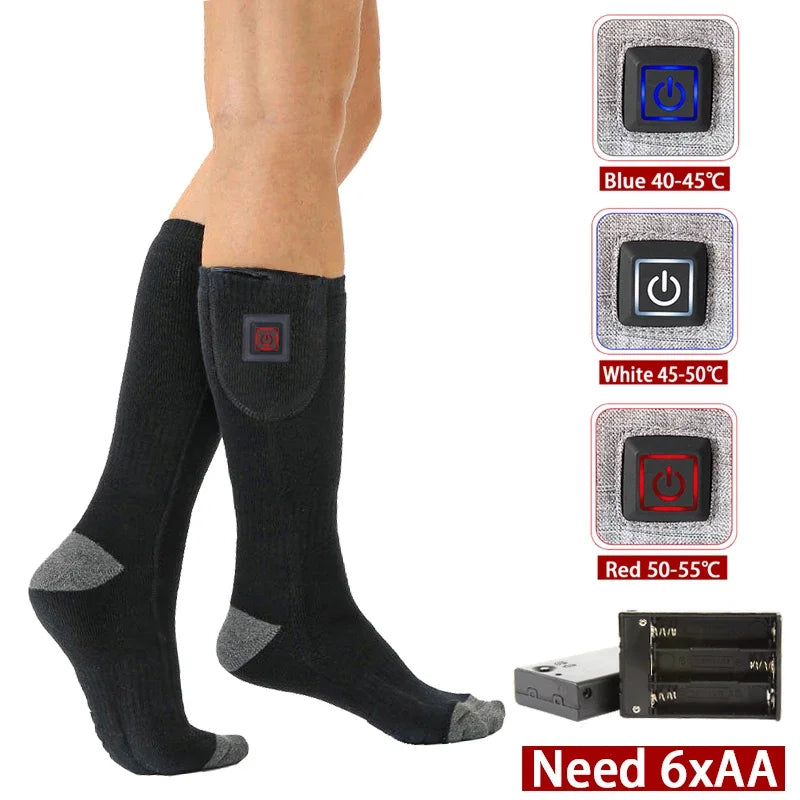 ThermaStep™ | USB Wiederaufladbare Elektrisch Beheizte Socken für den Außenbereich