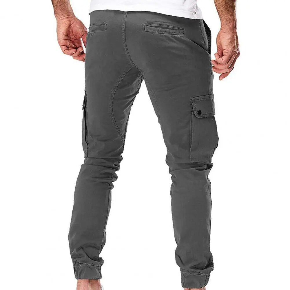 Bruno™ | Schlanke Cargohose