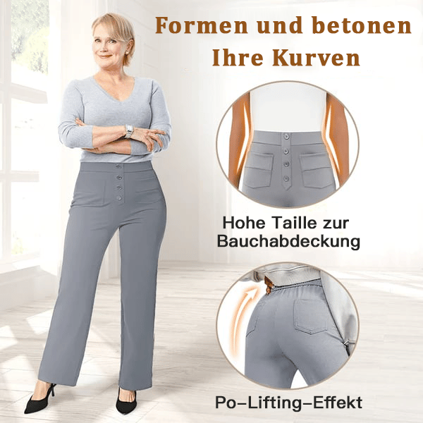 ComfyPlus™ – Die lässige Stretch-Hose mit hoher Taille