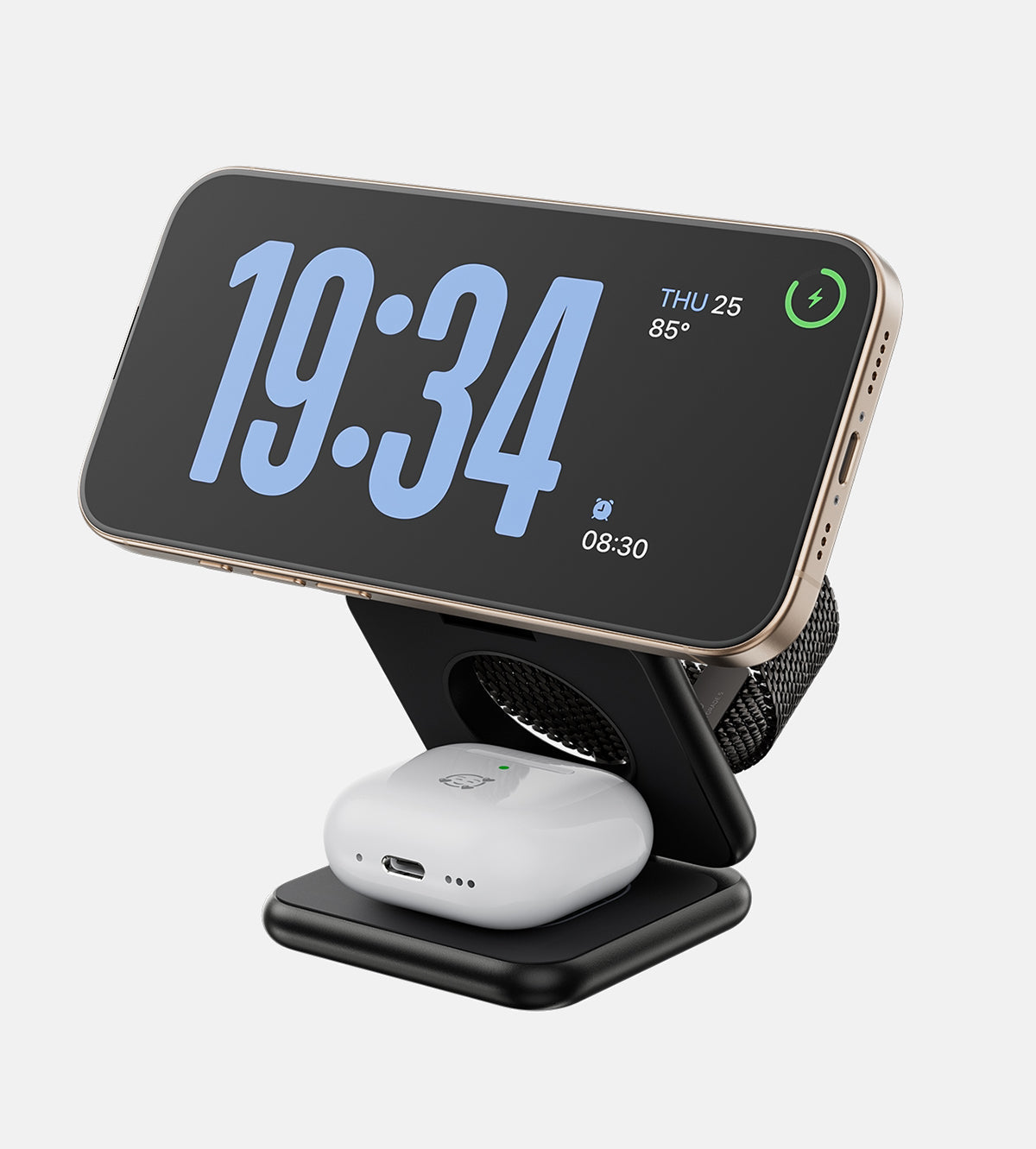 3-in-1 Wireless Charging Stand | Ordnung & Schnellladen