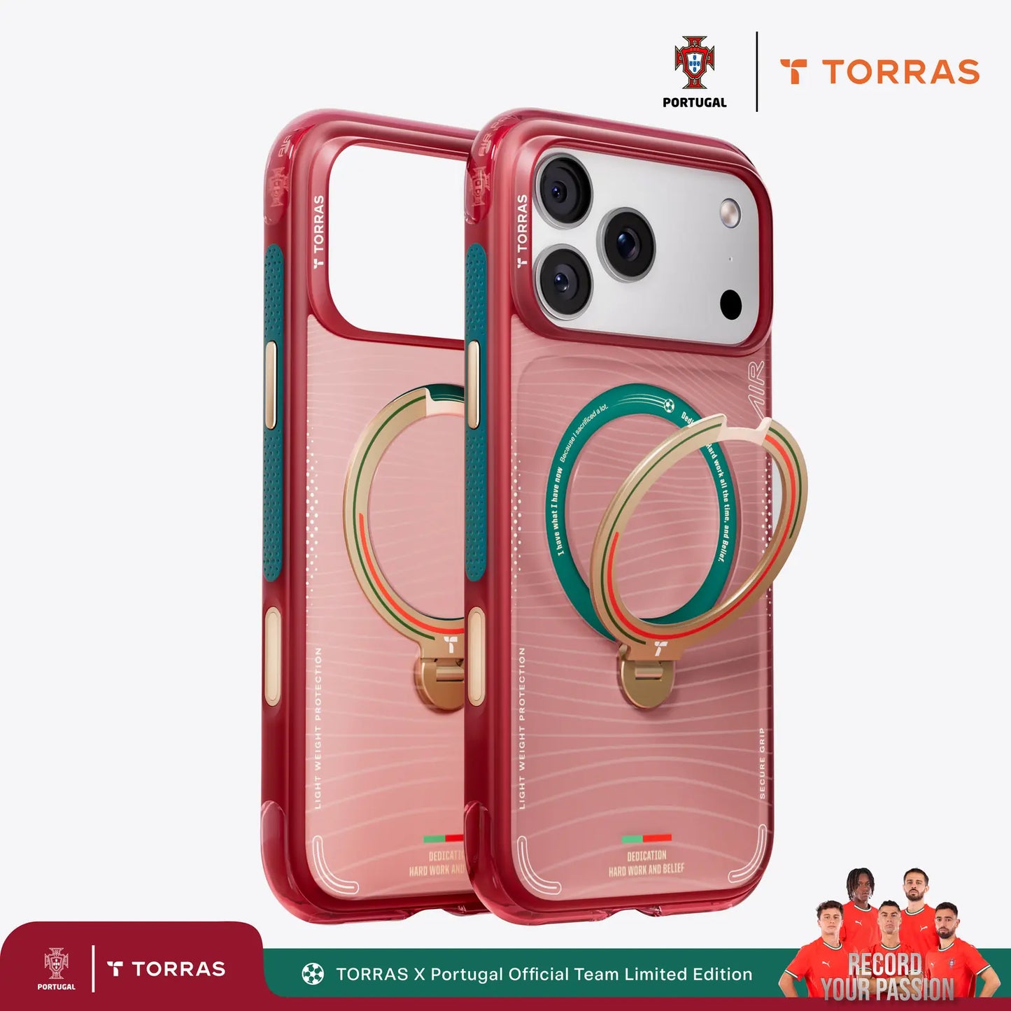 TORRAS × Portugiesischer Fußballverband (FPF) Limited Edition für iPhone 17 Pro Max