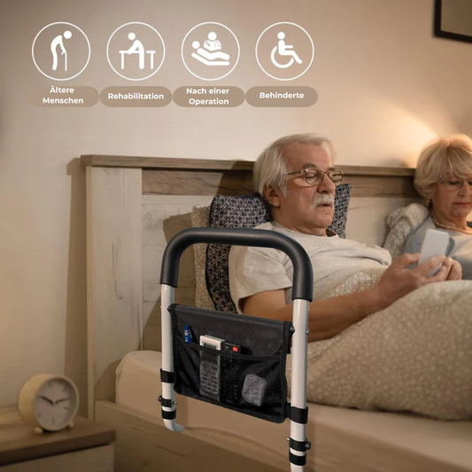 50% Rabatt | BedClip™ | Höhenverstellbar mit rutschfestem Griff & praktischer Aufbewahrungstasche