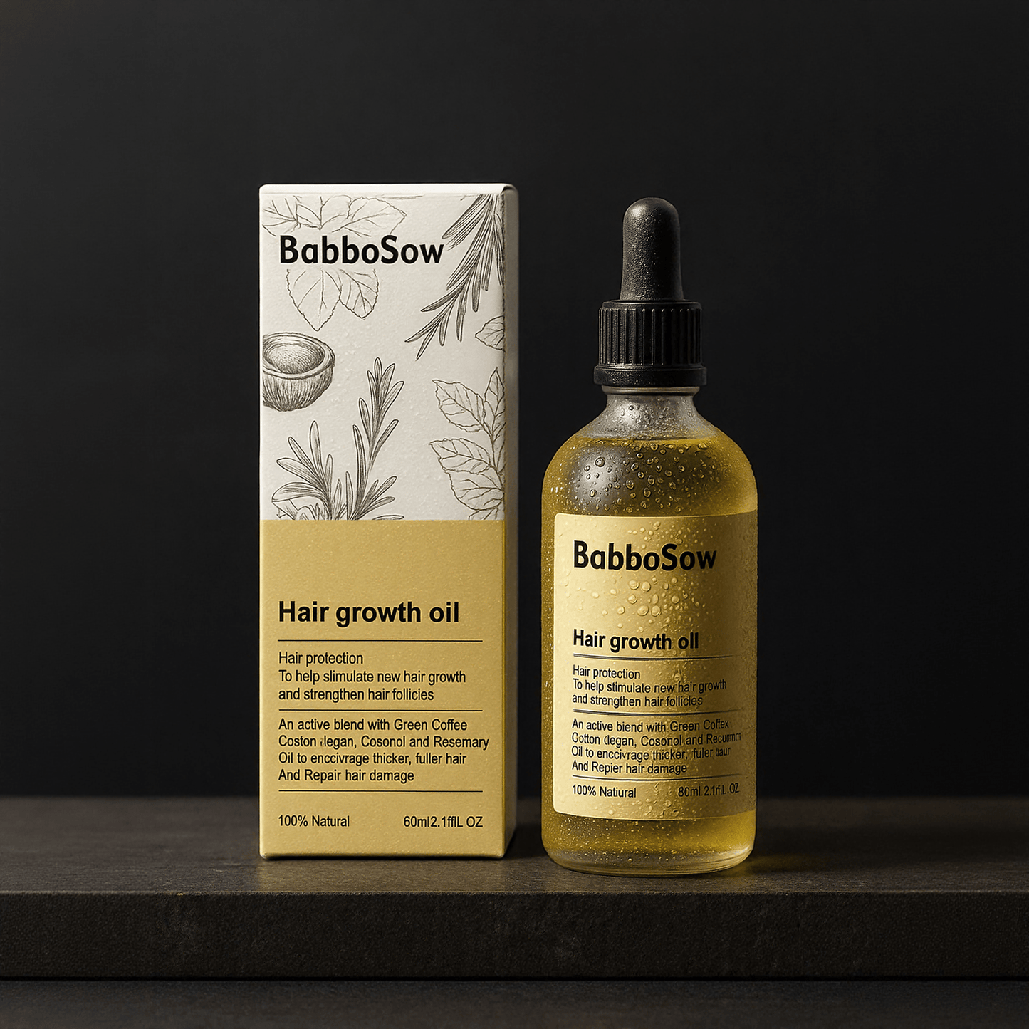 GentleMan™ | BabboSow Haaröl für die tägliche Haarpflege
