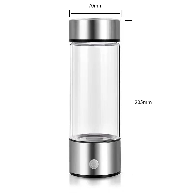 HydroLuxe™ – Premium Wasserstoff-Flasche für Alltag & Sport